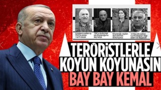 Cumhurbaşkanı Erdoğan'dan Kılıçdaroğlu'na sert tepki: Teröristlerle koyun koyunasın