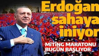 Cumhurbaşkanı Erdoğan'ın seçim maratonu başlıyor! 26 günde 40 miting