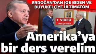 Erdoğan'dan Joe Biden'a rest: Amerika'ya bir ders vermemiz lazım!