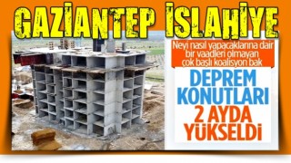 Gaziantep'te deprem konutları yükseldi: İşte son görüntüler