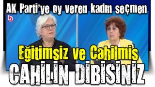 Halk TV'ye konuk olan Şeyda Taluk'tan skandal sözler: AK Parti'ye oy veren kadın seçmen eğitimsiz