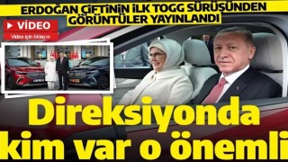 İlk Togg sürüşünde Cumhurbaşkanı Erdoğan'ın eşi Emine Erdoğan'la ilginç diyaloğu!