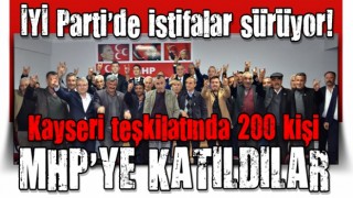 İYİ Parti'de istifalar sürüyor! 200 kişi Cumhur İttifakı'nda!