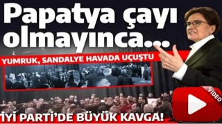 İYİ Parti'de papatya çayı kalmadı: Çıkar grupları yumruk yumruğa kavga etti