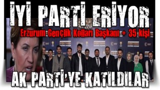 İYİ Parti'den Ak Parti'ye transfer: Başkan ve 35 genç Ak Parti'ye geçti