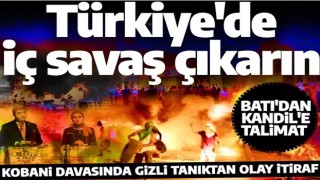 Kandil'e talimat Batı'dan! Kobani davasında gizli tanıktan olay itiraf: İç savaş çıkarın