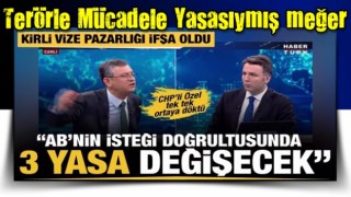 Kirli vize pazarlığı ifşa oldu. Özgür Özel: AB'nin isteği doğrultusunda 3 yasa değişecek