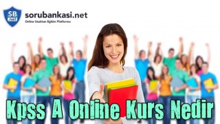 Kpss A Online Kurs Nedir?