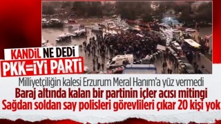 Meral Akşener Erzurum mitinginden de umduğunu bulamadı