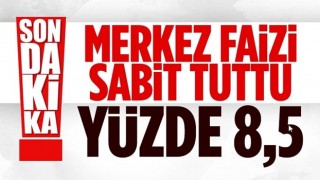 Merkez Bankası politika faizini nisanda yüzde 8,5’te sabit tuttu