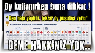 Oy kullanırken bunlara dikkat! Yeni pusula isteme hakkı var mı? Yanlış mühür basılırsa ne olur?