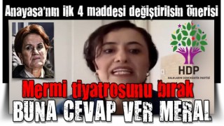 PKK kanalına konuşan HDP'li Nuray Özdoğan, Anayasa'yı hedef aldı