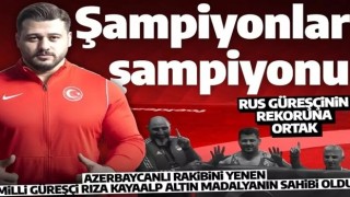 Rıza Kayaalp, 12. kez Avrupa şampiyonu oldu!