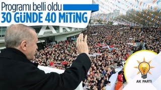 Seçim programı belli oldu! Cumhurbaşkanı Erdoğan, 14 Mayıs'a kadar 40 miting düzenleyecek