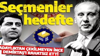 Selahattin Demirtaş, Muharrem İnce'nin destekçilerini hedef aldı: Bizim için bir sakıncası yok!