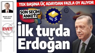 Son seçim anketi yayınlandı! Erdoğan ilk turda seçimi farkla kazanıyor!