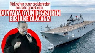 TCG Anadolu Gemisi TSK envanterine girdi