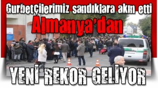 Almanya'da gurbetçiler oy kullanmak için kilometrelerce kuyruk oluşturdu