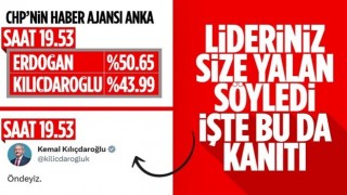 ANKA'nın seçim verileri Kemal Kılıçdaroğlu'nu yalanladı