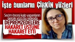 Ayşegül Didem Doğan depremzedeleri tehdit etti: Türk halkı bundan sonra sizin için hiçbir şey yapmaz!