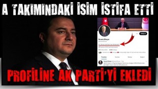 Babacan'ın A Takımı'ndaki isim istifa etti, profiline AK Parti'yi ekledi