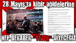 Cumhurbaşkanı Erdoğan: 28 Mayıs'ta kibir abidelerine hep beraber 'yeter' diyeceğiz!