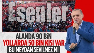 Cumhurbaşkanı Erdoğan Esenler mitinginde konuşuyor