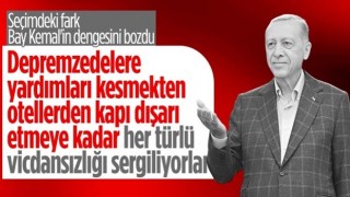 Cumhurbaşkanı Erdoğan’dan CHP’ye: Sandığın rengi belli oldukça yalanları ortaya çıktı