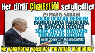 Cumhurbaşkanı Erdoğan'dan muhalefete: Ne oldu, bankalar kapandı mı?