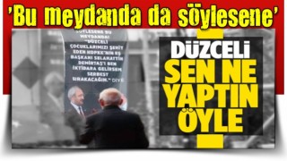 Düzce'de Kemal Kılıçdaroğlu'na Selahattin Demirtaş tepkisi