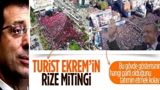 Ekrem İmamoğlu Rize mitinginde de beklediği kalabalığı bulamadı