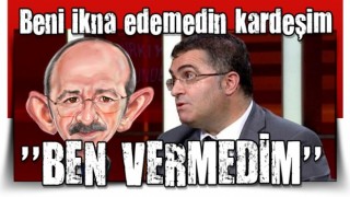 Ersan Şen Kemal Kılıçdaroğlu'na oy vermediğini söyledi