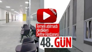 Hatay'da yapılan Defne Devlet Hastanesi'nin son hali