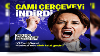 İYİ Parti lideri Akşener çıldırıp camı çerçeveyi indirdi: Size kazanamayız demedim mi?