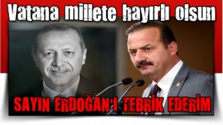 İyi Parti'den istifa eden Yavuz Ağıralioğlu'ndan Cumhurbaşkanı Erdoğan'a tebrik