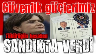 Kaftancıoğlu'na Polisimiz ve Jandarmamız cevabını sandıkta verdi! 'Bir oy hepinizin suratına tükürür'