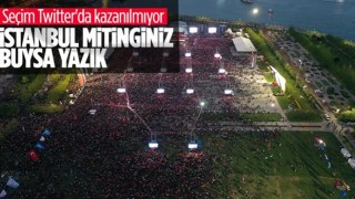 Kemal Kılıçdaroğlu'nun Maltepe mitingi havadan görüntülendi