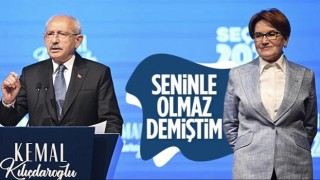 Kılıçdaroğlu konuşurken Meral Akşener'den ''BEN DEMİŞTİM İFADESİ''