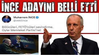 Muharrem İnce ; ''BÖLÜCÜLERİ FETÖ'CÜLERİ SEVİNDİRME''