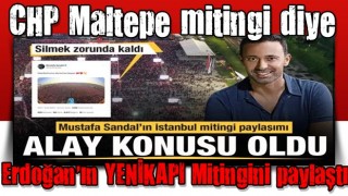 Mustafa Sandal'ın İstanbul mitingi paylaşımı sosyal medyada gündem oldu!