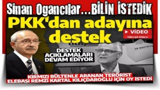 PKK'dan desteğe devam: Kırmızı bültenle aranan terör örgütü PKK elebaşlarından Remzi Kartal Kılıçdaroğlu'na oy istedi!