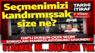 Seçim sonuçlarını manipüle eden CHP'den tarihi itiraf: Seçmenimizi kandırmışsak size ne?