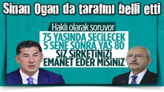 Sinan Oğan: 75 yaşındaki birine şirketinizi teslim eder miydiniz