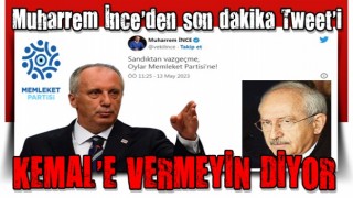 Son Dakika: Muharrem İnce'den son dakika 'sandık' mesajı!