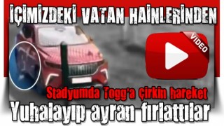 Stadyumda Togg'a çirkin hareket: Yuhalayıp ayran fırlattılar