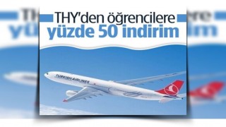 THY'den öğrencilere yüzde 50 indirim