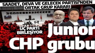 CHP listelerinden Meclis'e giren küçük ortaklardan yeni adım! Saadet, DEVA ve Gelecek Partisi ortak grup kurma kararı aldı!