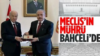 Devlet Bahçeli, TBMM Başkanlığı'nı Mustafa Şentop'tan devraldı