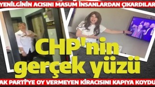 Hezimeti kabul etmeyen CHP'liler zulüm yapmaya devam ediyor! AK Parti'ye oy veren kiracı kapıya konuldu!