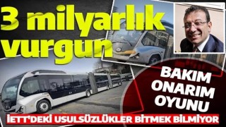 İETT'deki usulsüzlükler bitmek bilmiyor! 3 milyar TL'lik bakım ve onarım ihalesi